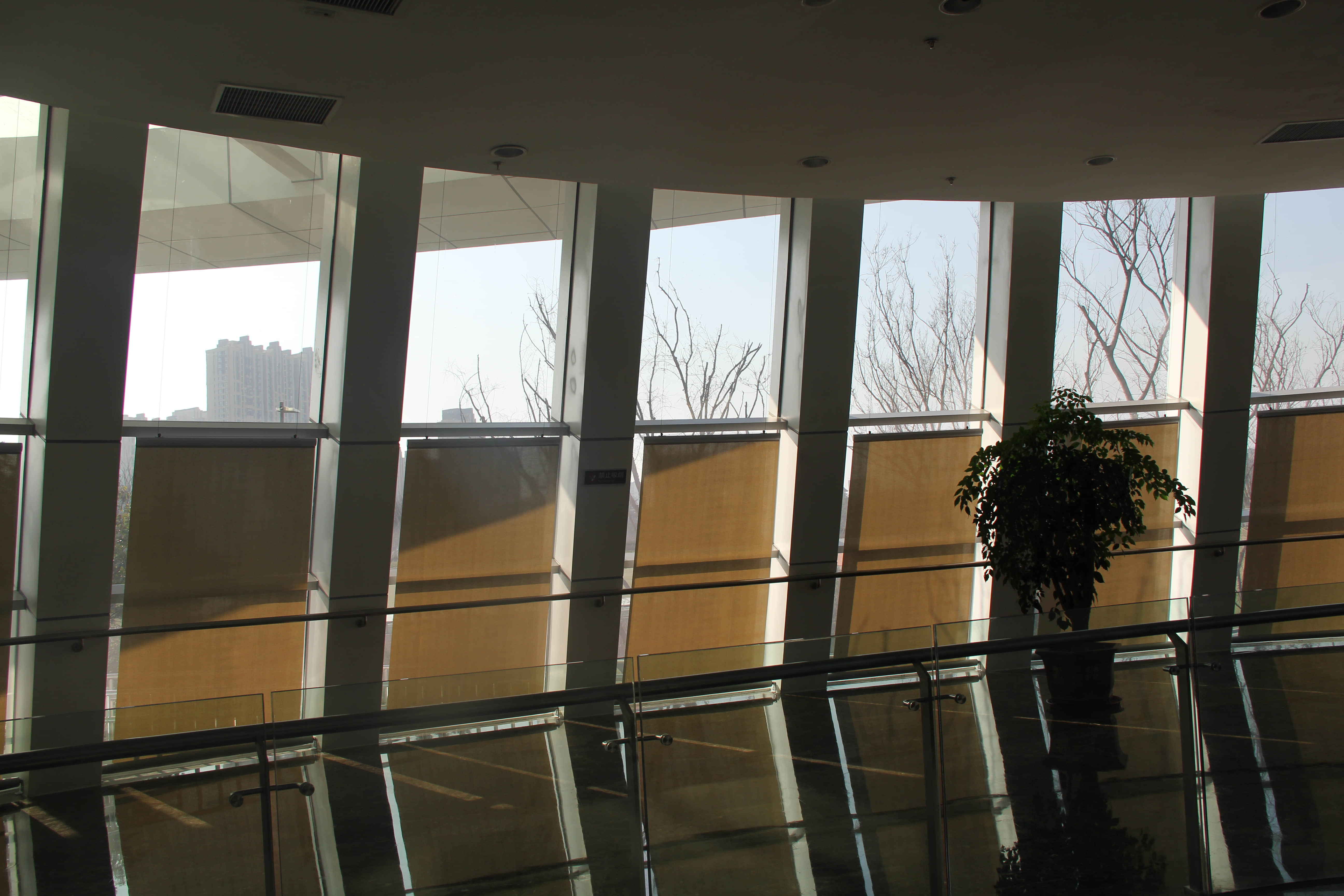 潍坊文化艺术中心遮阳窗帘项目